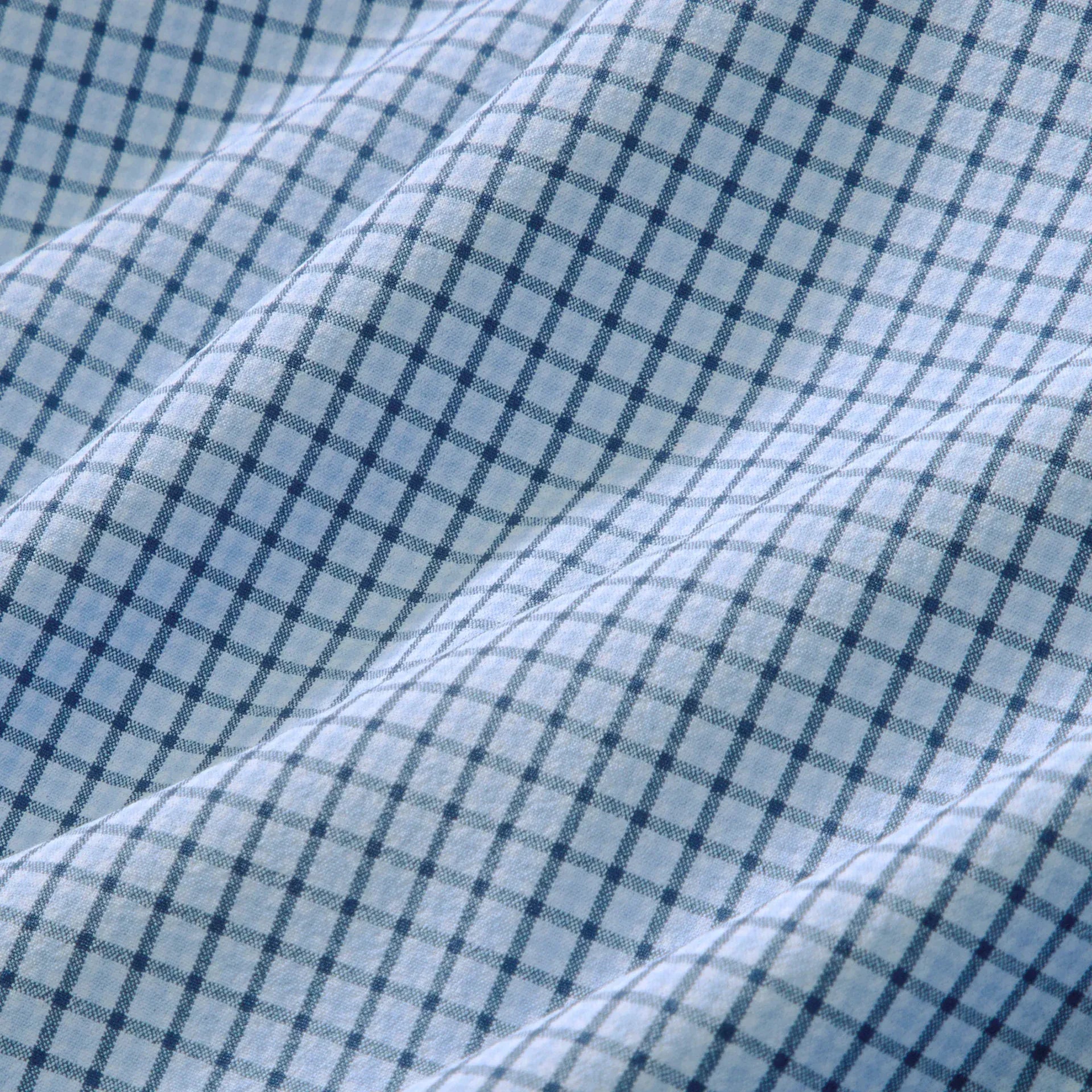 Mizzen & Main Sport Shirts Leeward Dress Shirt in Midnight Navy Sam Plaid