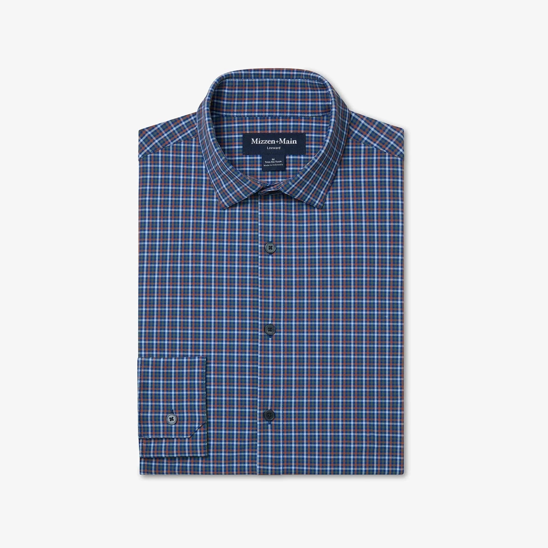 Mizzen & Main Sport Shirts Leeward No Tuck Dress Shirt