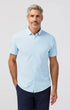Mizzen & Main Sport Shirts Leeward Short Sleeve in Skyline Blue Multi Diamond
