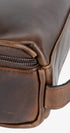 Moore & Giles Inc. Luggage BROMPTON BROWN Donald Leather Wash Kit