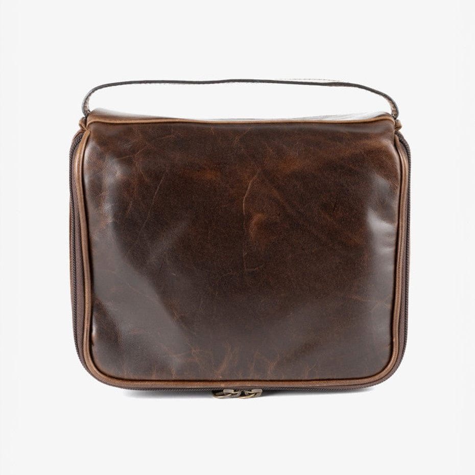 Moore & Giles Inc. Luggage BROMPTON BROWN Donald Wash Kit