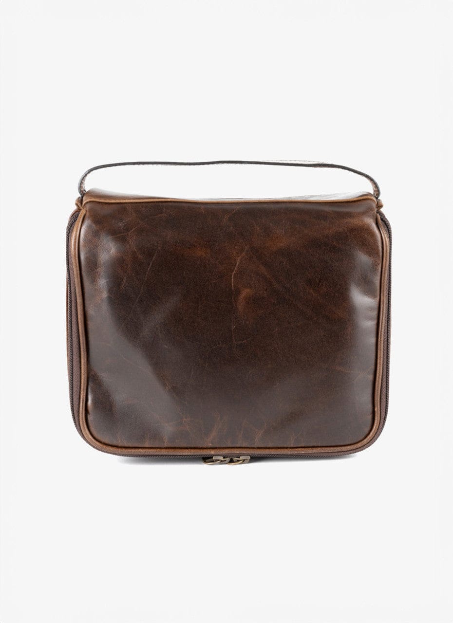 Moore & Giles Inc. Luggage BROMPTON BROWN Donald Wash Kit