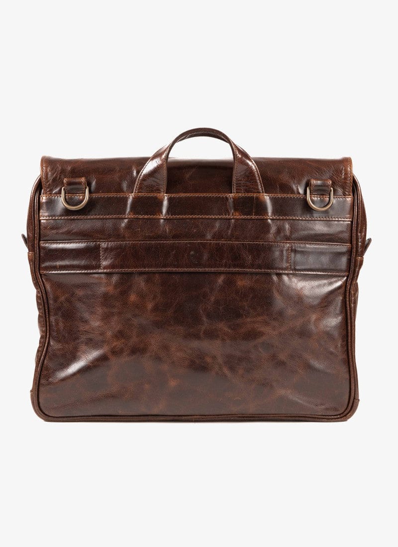 Moore & Giles Inc. Luggage BROMPTON BROWN Wynn Mail Bag