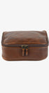 Moore & Giles Inc. Luggage TITAN MILLED BROWN Donald Leather Wash Kit