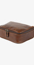Moore & Giles Inc. Luggage TITAN MILLED BROWN Donald Leather Wash Kit