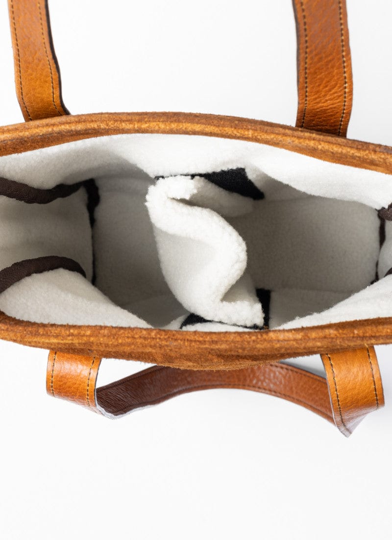 Moore & Giles Inc. Luggage Top Grain & Suede American Bison Limited Collection Bison Bottle Tote