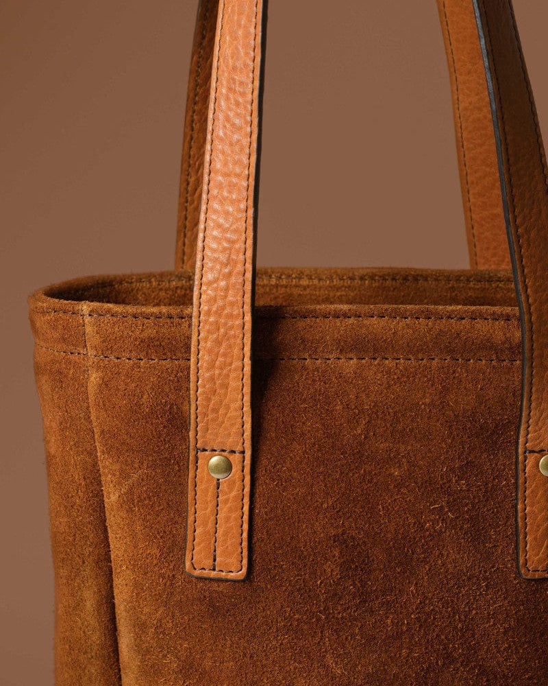 Moore & Giles Inc. Luggage Top Grain & Suede American Bison Limited Collection Bison Bottle Tote