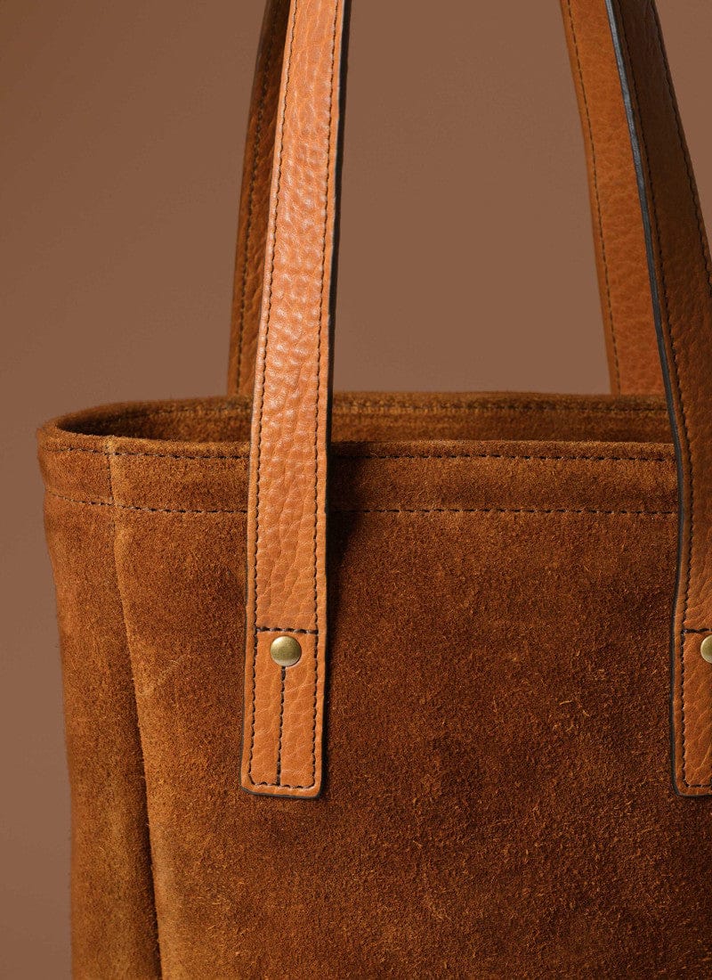 Moore & Giles Inc. Luggage Top Grain & Suede American Bison Limited Collection Bison Bottle Tote