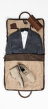 Moore & Giles Inc. Luggage VENTILE NAVY Gravely Garment Bag in Navy