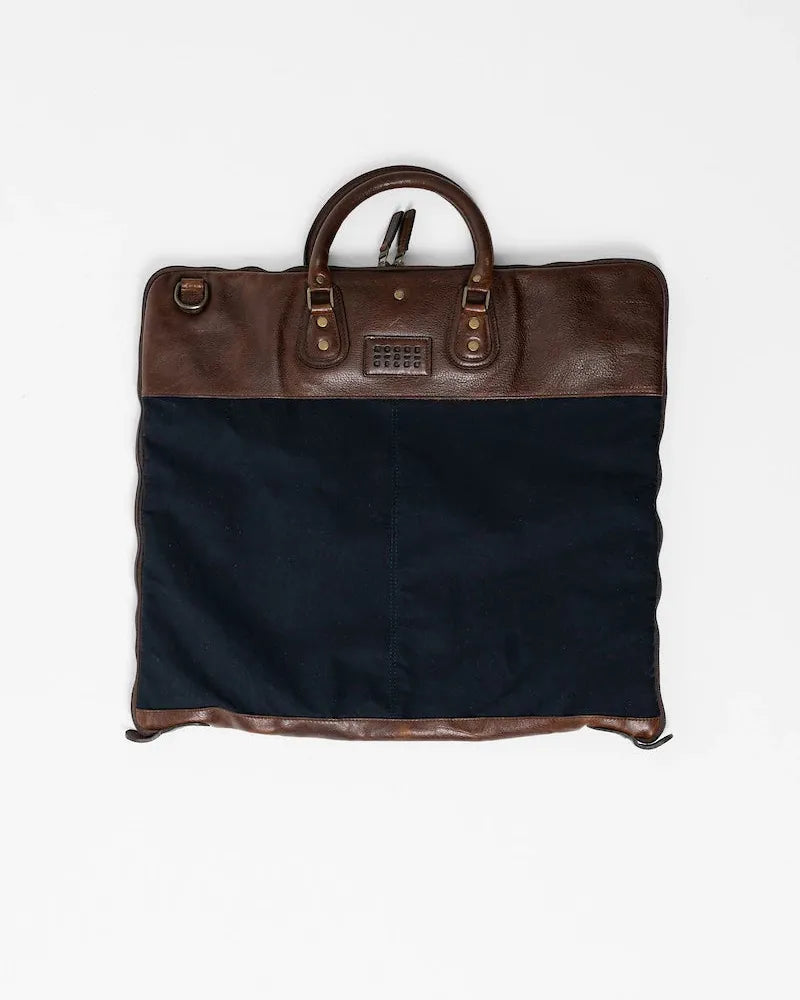 Moore & Giles Inc. Luggage VENTILE NAVY Gravely Garment Bag in Navy