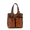 Moore & Giles Luggage Belle Picnic Tote- Titan Milled Brown