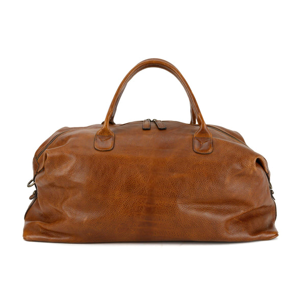 Moore & Giles Luggage Benedict Leather Weekend Bag- Titan Milled Honey