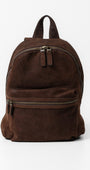 Moore & Giles Luggage Reclaimed Backpack - Griffin Chocolate Suede