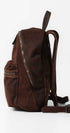 Moore & Giles Luggage Reclaimed Backpack - Griffin Chocolate Suede