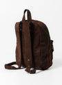 Moore & Giles Luggage Reclaimed Backpack - Griffin Chocolate Suede