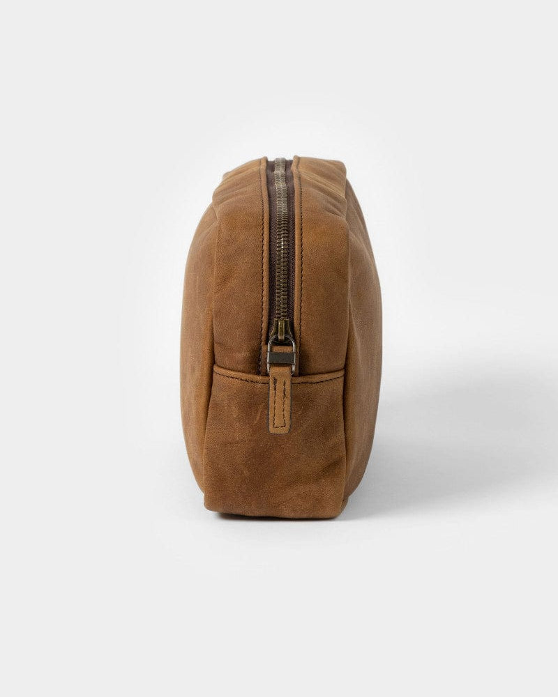 Moore & Giles Luggage Reclaimed Wash Bag - Heirloom Oak