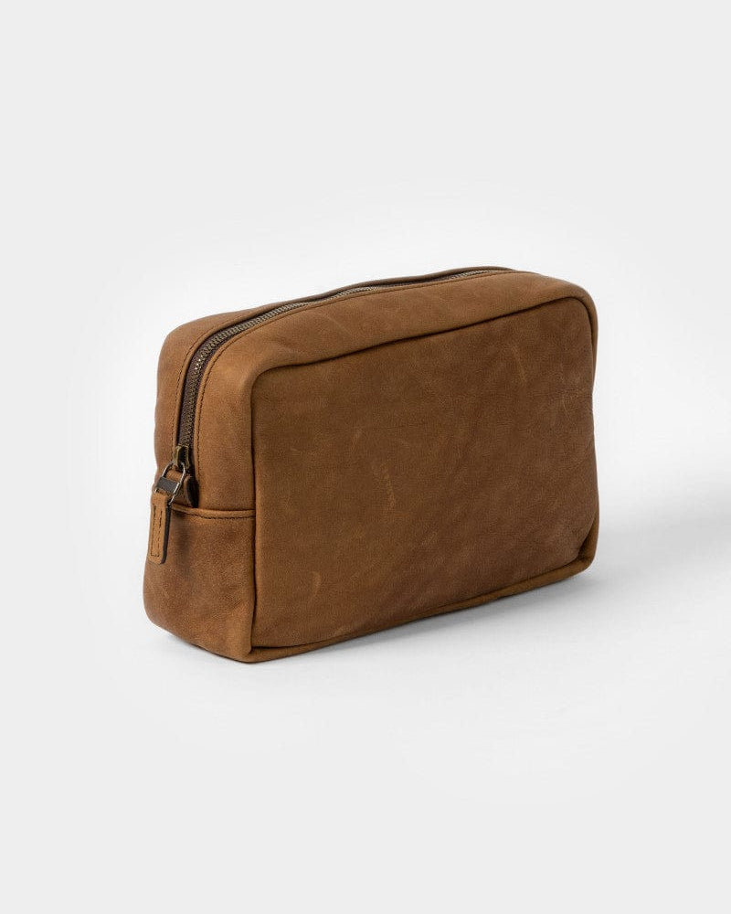 Moore & Giles Luggage Reclaimed Wash Bag - Heirloom Oak