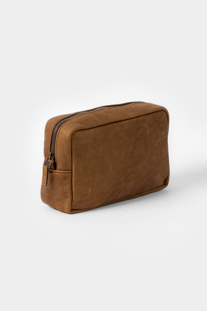 Moore & Giles Luggage Reclaimed Wash Bag - Heirloom Oak