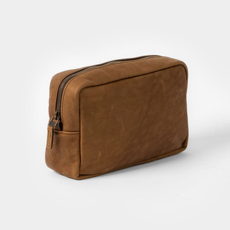 Moore & Giles Luggage Reclaimed Wash Bag - Heirloom Oak