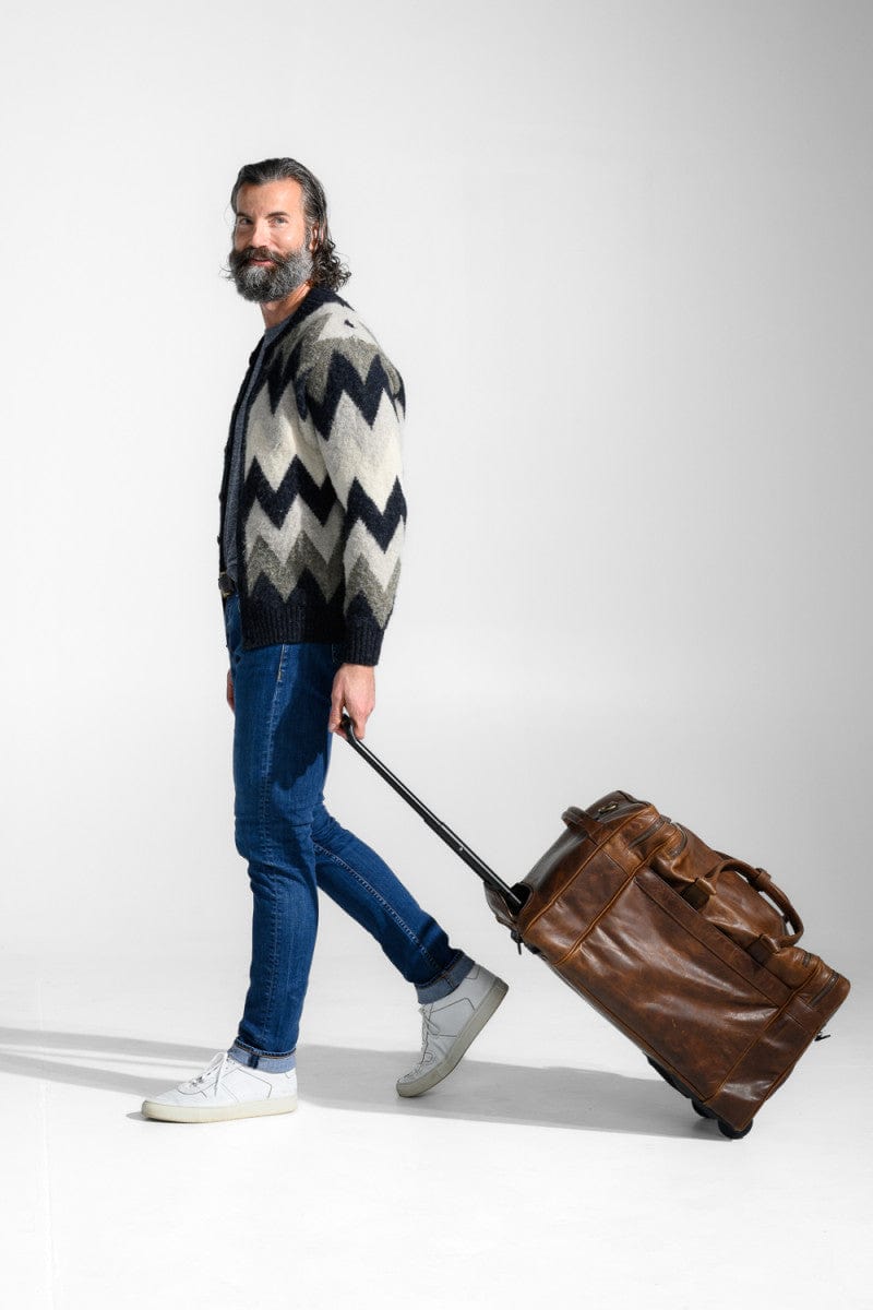 Moore & Giles Luggage Singleton Rolling Duffel - Baldwin Oak