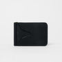 Moore & Giles Small Leather Goods Reclaimed Spring ID Wallet (Heirloom Black)