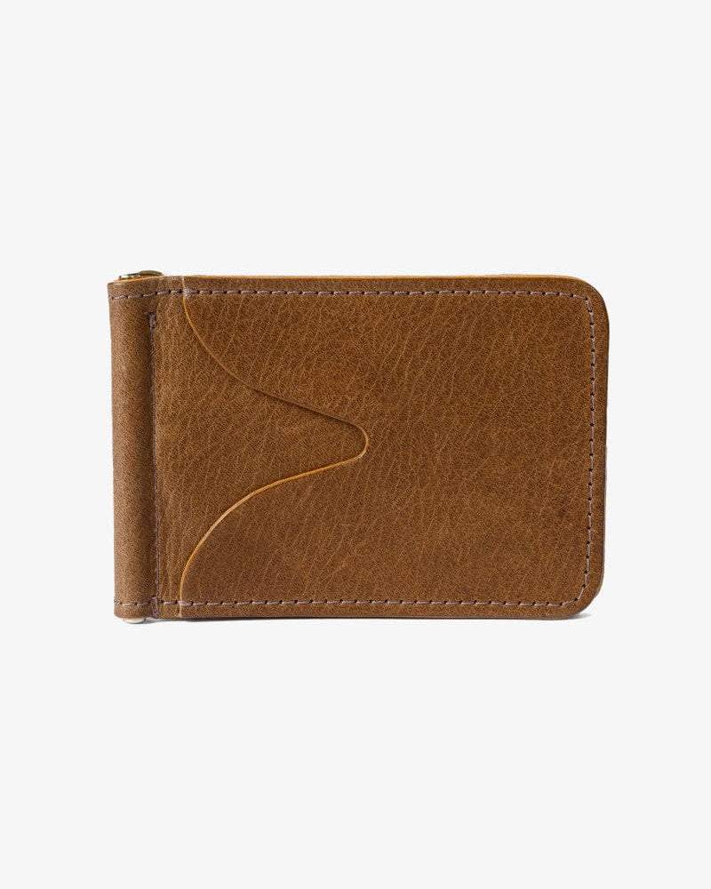 Moore & Giles Small Leather Goods Reclaimed Spring ID Wallet (Heirloom Oak)