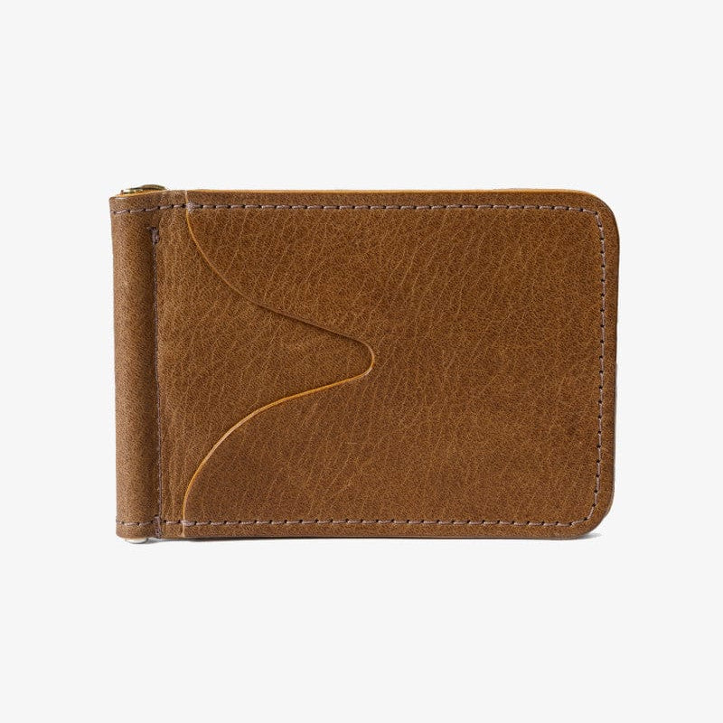 Moore & Giles Small Leather Goods Reclaimed Spring ID Wallet (Heirloom Oak)