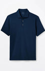 Orchard & Broome Polos XXL / Navy Grand Pima Cotton Stretch Polo - Navy