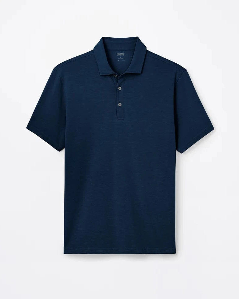Orchard & Broome Polos XXL / Navy Grand Pima Cotton Stretch Polo - Navy