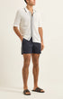 Orlebar Brown Camp Shirt Roddy Knitted Shirt in Cloud