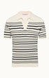 Orlebar Brown Polos Canet Ribbed Stitch Knit Polo