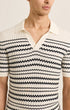 Orlebar Brown Polos Canet Ribbed Stitch Knit Polo