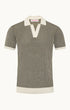 Orlebar Brown Polos Horton Tailored Chevron Crochet Polo