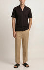Orlebar Brown Polos Maitan Relaxed Open-Weave Cotton Shirt