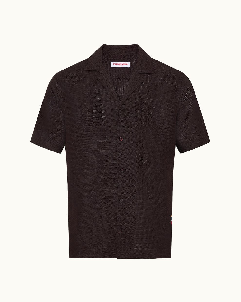 Orlebar Brown Polos Maitan Relaxed Open-Weave Cotton Shirt