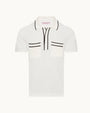 Orlebar Brown Polos WHITE SAND/BLACK / S Keeling Polo