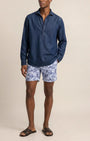 Orlebar Brown Sport Shirts Cecare Relaxed Chambray Overhead Shirt