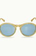 Orlebar Brown Sunglasses The Billie Bio-Circular Acetate Sunglasses In Honey / Sky