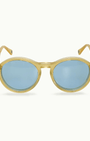 Orlebar Brown Sunglasses The Billie Bio-Circular Acetate Sunglasses In Honey / Sky