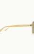 Orlebar Brown Sunglasses The Billie Bio-Circular Acetate Sunglasses In Honey / Sky