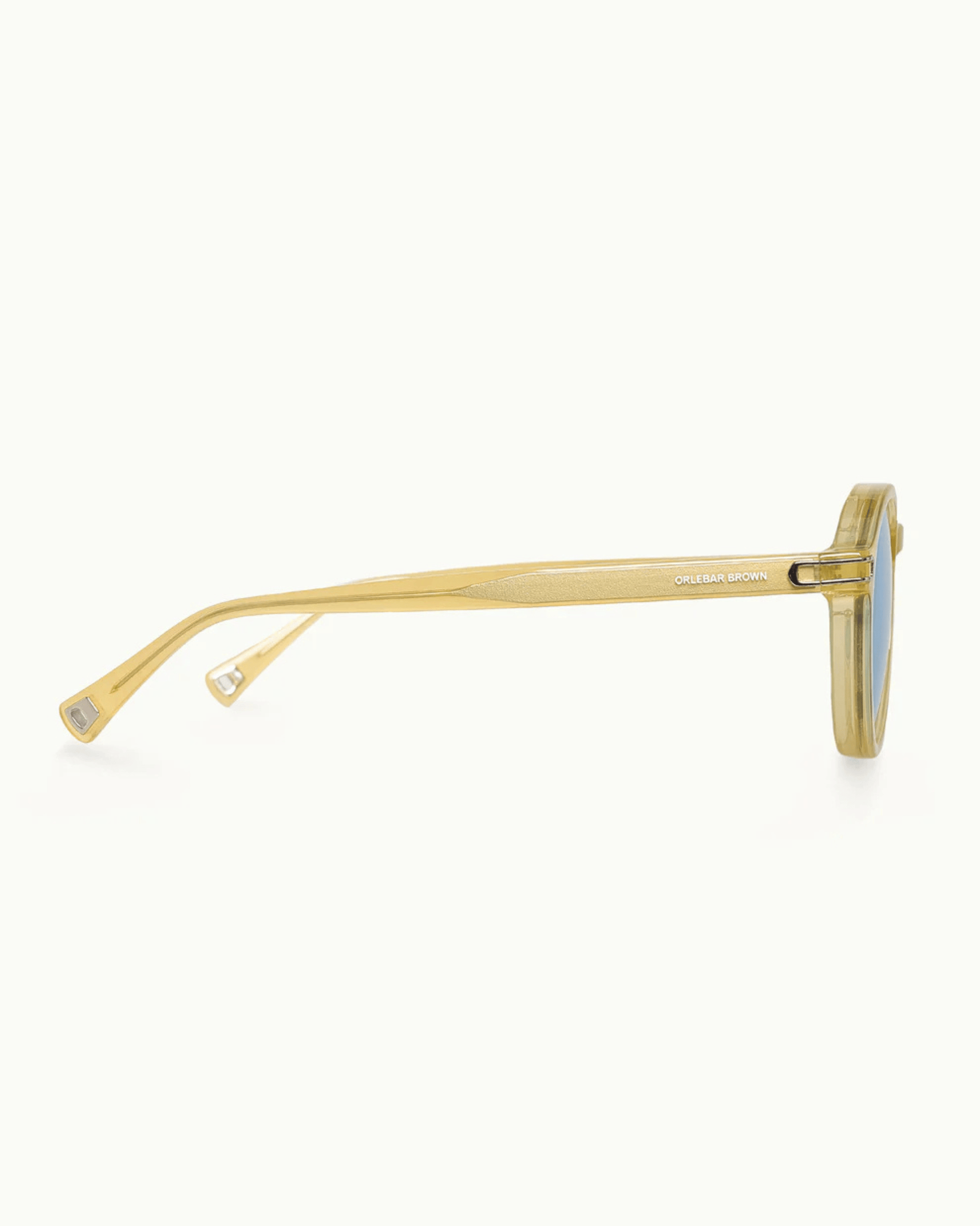 Orlebar Brown Sunglasses The Billie Bio-Circular Acetate Sunglasses In Honey / Sky