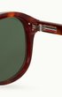 Orlebar Brown Sunglasses The Danny Bio-Circular Acetate Sunglasses In Classic Tortoisshell / Pine Green