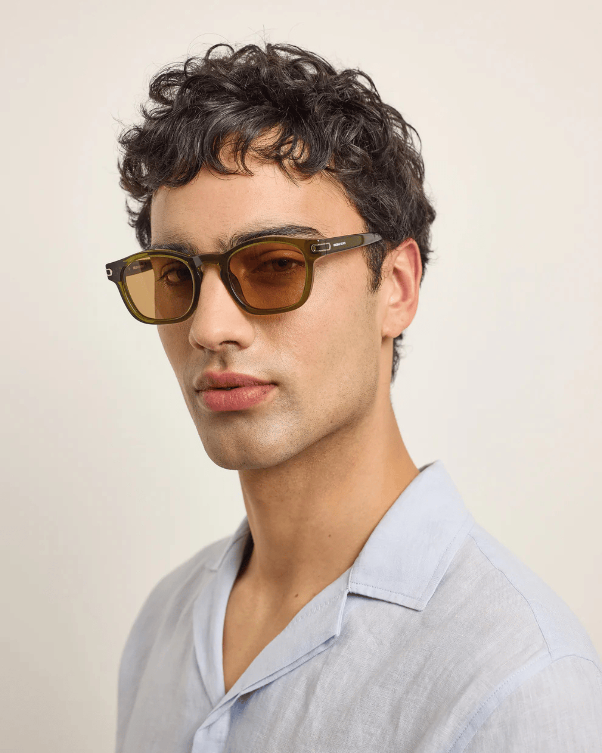 Orlebar Brown Sunglasses The Davey Sunglasses in Agave