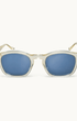 Orlebar Brown Sunglasses The Davey Sunglasses in Champagne/Blue