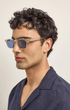 Orlebar Brown Sunglasses The Davey Sunglasses in Champagne/Blue