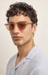 Orlebar Brown Sunglasses The Robbie Sunglasses in Champagne/Dark Rose