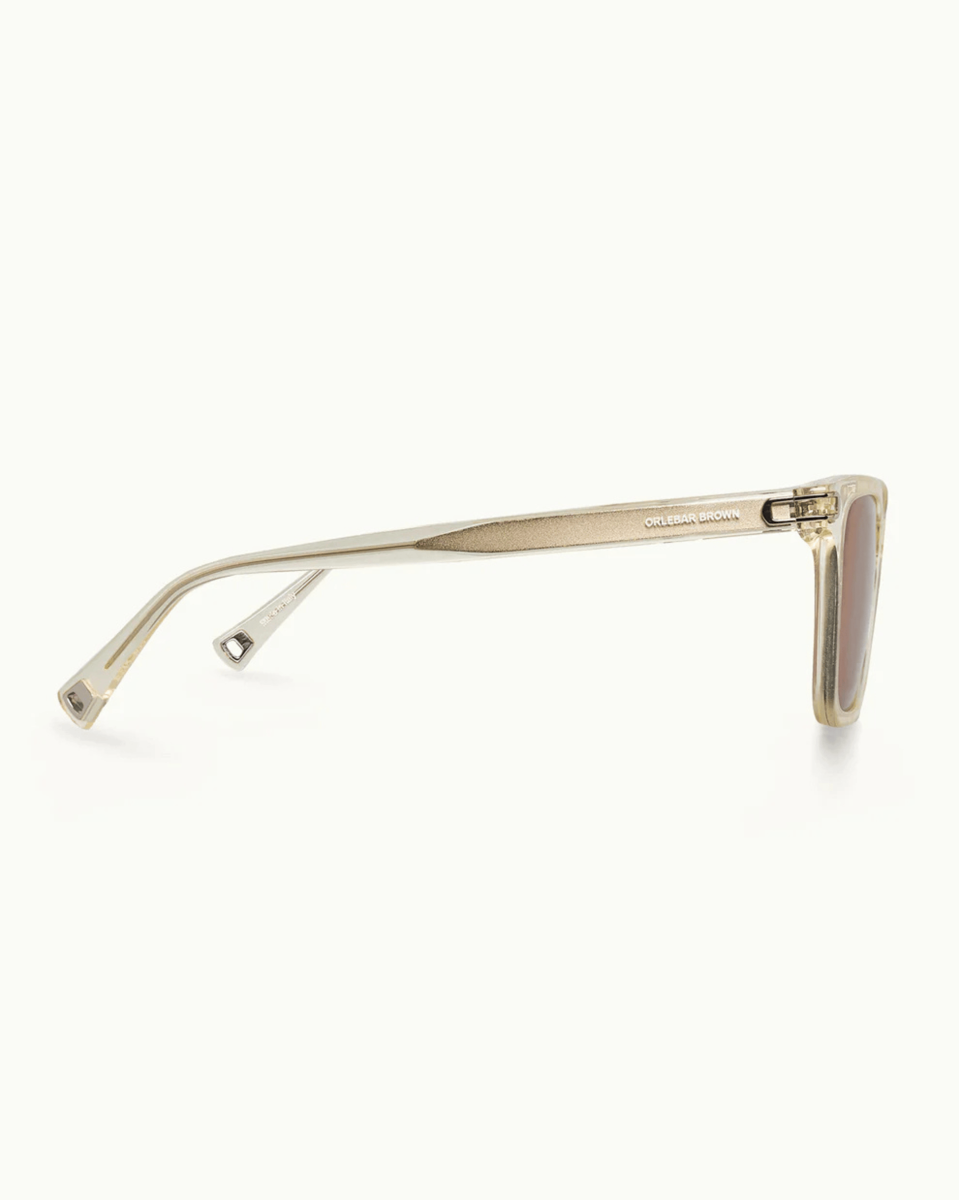 Orlebar Brown Sunglasses The Robbie Sunglasses in Champagne/Dark Rose