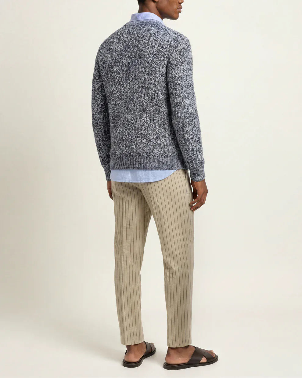 Orlebar Brown Sweaters Gideon Crochet Cotton Jumper