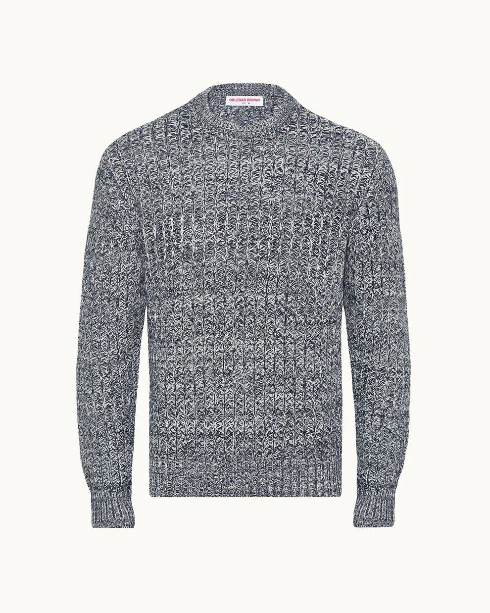 Orlebar Brown Sweaters Gideon Crochet Cotton Jumper