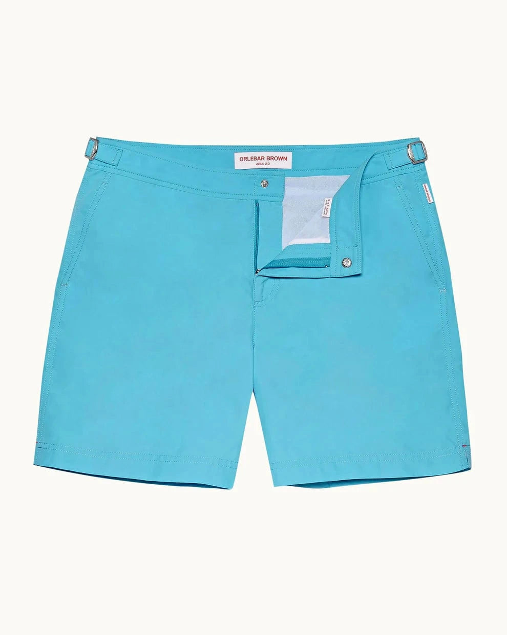 Orlebar Brown Swimwear AQUA BLUE / 32 Bulldog Linen Tape